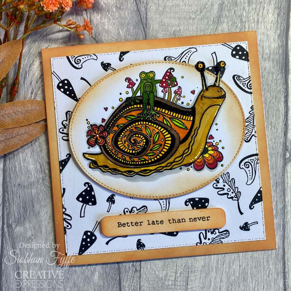 Creative Expressions Clear Stamp Set 6"x 8" By Dora Shrive - Snailed It
