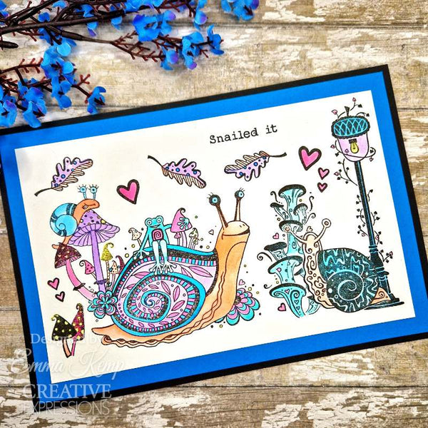 Creative Expressions Clear Stamp Set 6"x 8" By Dora Shrive - Snailed It