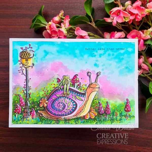 Creative Expressions Clear Stamp Set 6"x 8" By Dora Shrive - Snailed It