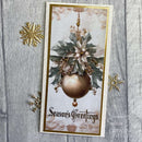 Creative Expressions Taylor Made Journals Clear Stamp 6"x 8" - Seasons Greetings