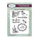 Creative Expressions Taylor Made Journals Clear Stamp 6"x 8" - Seasons Greetings