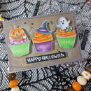 Creative Expressions Jane's Doodles Clear Stamp Set 4"x 6" - Halloween Trick Or Treat