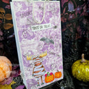 Creative Expressions Jane's Doodles Clear Stamp Set 4"x 6" - Halloween Trick Or Treat