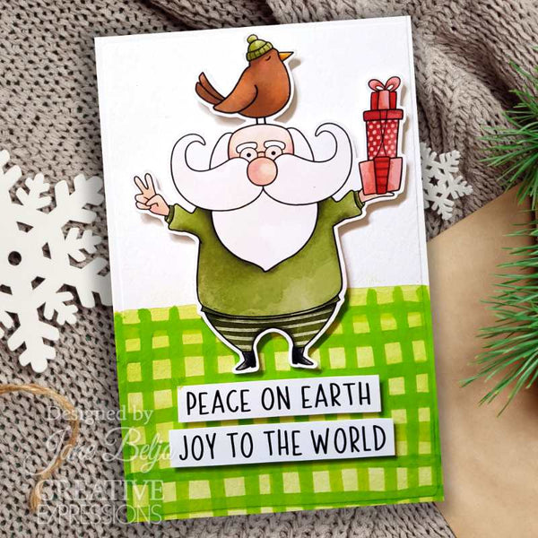 Creative Expressions Jane's Doodles Clear Stamp Set 6"x 8" - St Nick