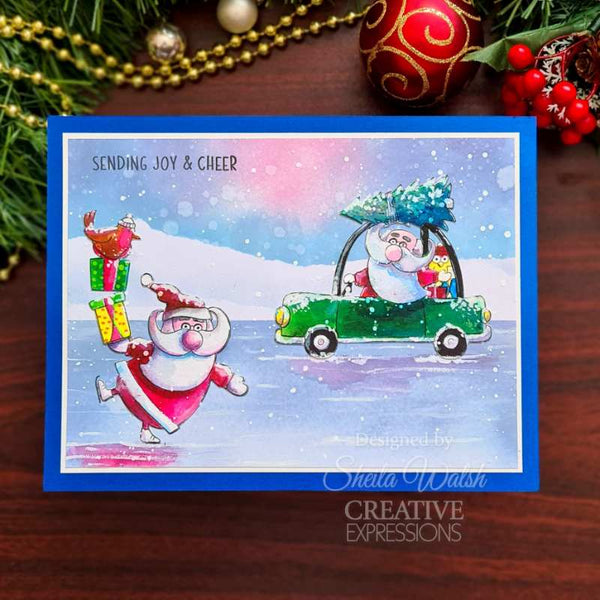 Creative Expressions Jane's Doodles Clear Stamp Set 6"x 8" - St Nick