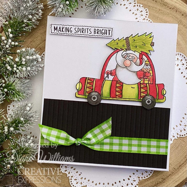 Creative Expressions Jane's Doodles Clear Stamp Set 6"x 8" - St Nick