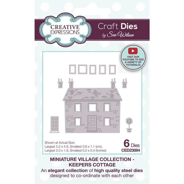 Creative Expressions Craft Dies By Sue Wilson Miniature Village Keepers Cottage