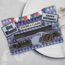 Creative Expressions Craft Dies By Sue Wilson - Dream Car Collection - Tire Tracks