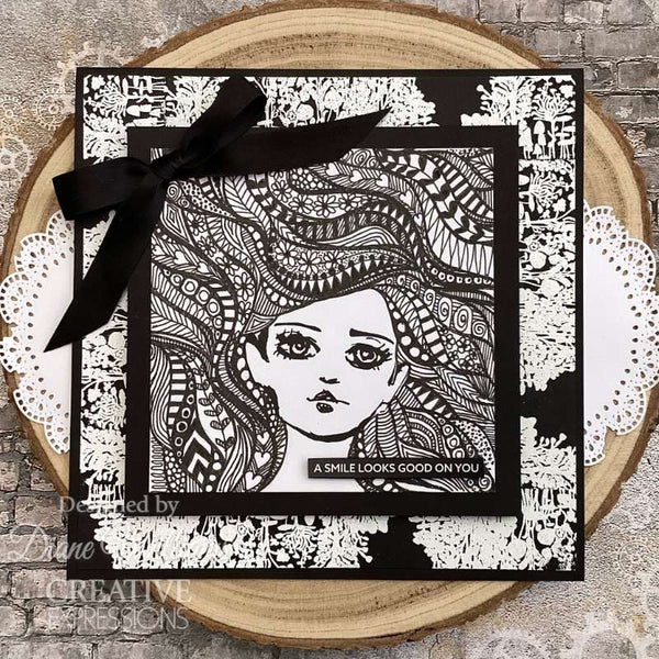 Creative Expressions 6"x 8" Clear Stamp Set by Jane Davenport - Wildink*