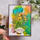 Creative Expressions 4"x 6" Pre-Cut Rubber Stamp By Sam Poole - Rustic Grass