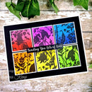 Creative Expressions 4"x 6" Pre-Cut Rubber Stamp - Dreamy Harebells