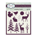 Creative Expressions Taylor Made Journals Stencil 6"x 6" - Woodland Friends