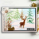 Creative Expressions Taylor Made Journals Stencil 6"x 6" - Woodland Friends
