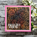 Creative Expressions Folk Art Stencil 6"x 6" - Flora*