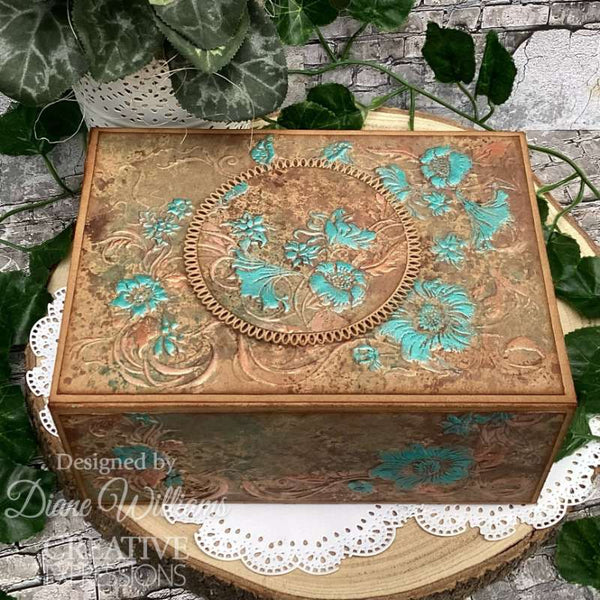 Creative Expressions Companion Colouring Stencil 6"x 8" 2/Pkg - Ribbon Blooms*