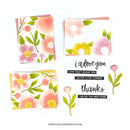 Concord & 9th Clear Stamps 4"X4" Cottage Garden*
