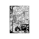 Tim Holtz Cling Stamp 2.5"X3.5" - Retro Car Design