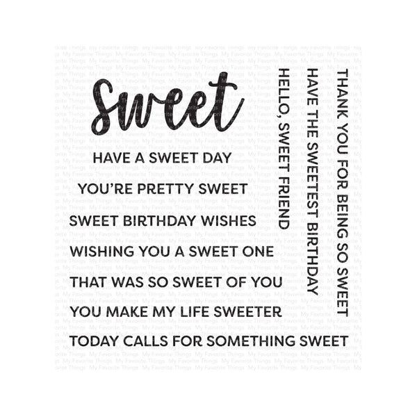 My Favorite Things Clear Stamps 4"x 4" - Sweet Sentiments*