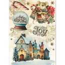 Ciao Bella A5 Rice Paper Mixed - Cozy Christmas