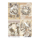 Ciao Bella Winter Season A4 Rice Paper - A Winter Season Cards