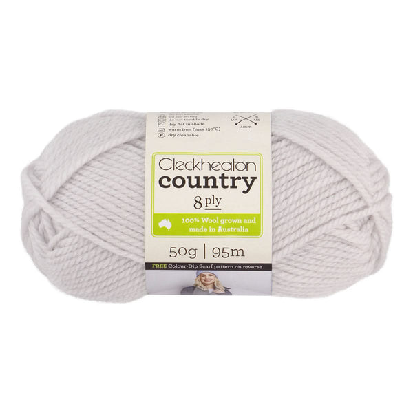 Cleckheaton Country Yarn 8ply 50g - Bone