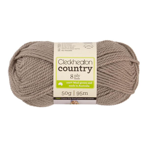 Cleckheaton Country Yarn 8ply 50g - Almond