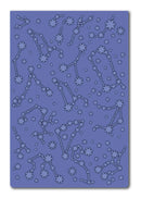 Crafter's Companion Cosmic 2D Embossing Folder 6"X4" Cosmic Constellation