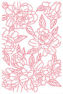 Crafter's Companion Sara Signature Floral Elegance 2D Embossing Folder 4"X6" Floral Delight*