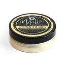 A 50ml round plastic jar of Metallic Gilding Polish in the shade Enchanted Gold, featuring a black lid with a gold and white label, set against a plain white background.