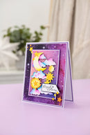 Crafter's Companion Cosmic 3D Embossing Folder And Metal Die Moon And Stars