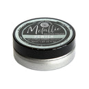 A round metal tin of Metallic Gilding Polish in the shade 'Pewter', featuring a black lid with a silver and black label, set against a plain white background.