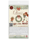 Craft Consorium 'Olivia's Christmas Tale' card kit packaging, featuring a festive illustration of a girl, a wreath, and holiday decorations on a cream background with a white header.