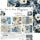 A product cover for a scrapbooking paper pack titled 'Mr. & Mrs.