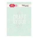 Craft Dies 'Created to Inspire' die set packaging featuring a pale mint green background with a white bubble cluster die cut design and the Craft & Your brand logo.
