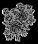 Crafter’s Companion Midnight Floral Stamp & Die - Butterfly & Rose Blooms