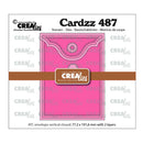 Cardzz 487 stansen/dies cutting mat package by Creations by Anne-Lise Kändelé, featuring a pink and white illustrated mat design with a brown brand banner across the center on a white background.