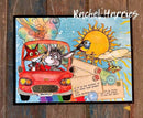 Creative Ember Designs The Travellers A5 Rub-Ons - New Adventure