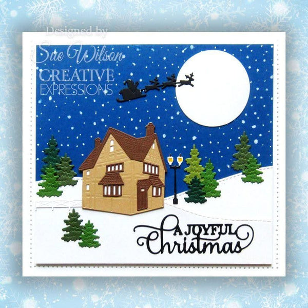Creative Expressions Craft Dies By Sue Wilson Miniature Village Corner Cottage