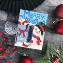 Hero Arts Cling Stamp 6"X6" Merry Christmas Letter Bold Prints*