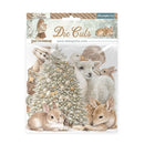 Stamperia Printed Decorative Die Cuts - White Christmas