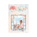 Stamperia Rice Paper Sheet A4 - Oh La La - Window*