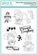 Gina K Designs Stamp & Die Set - Giving Hearts*