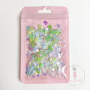 Dress My Craft Sequins 8gms Shining Swan Green Mix