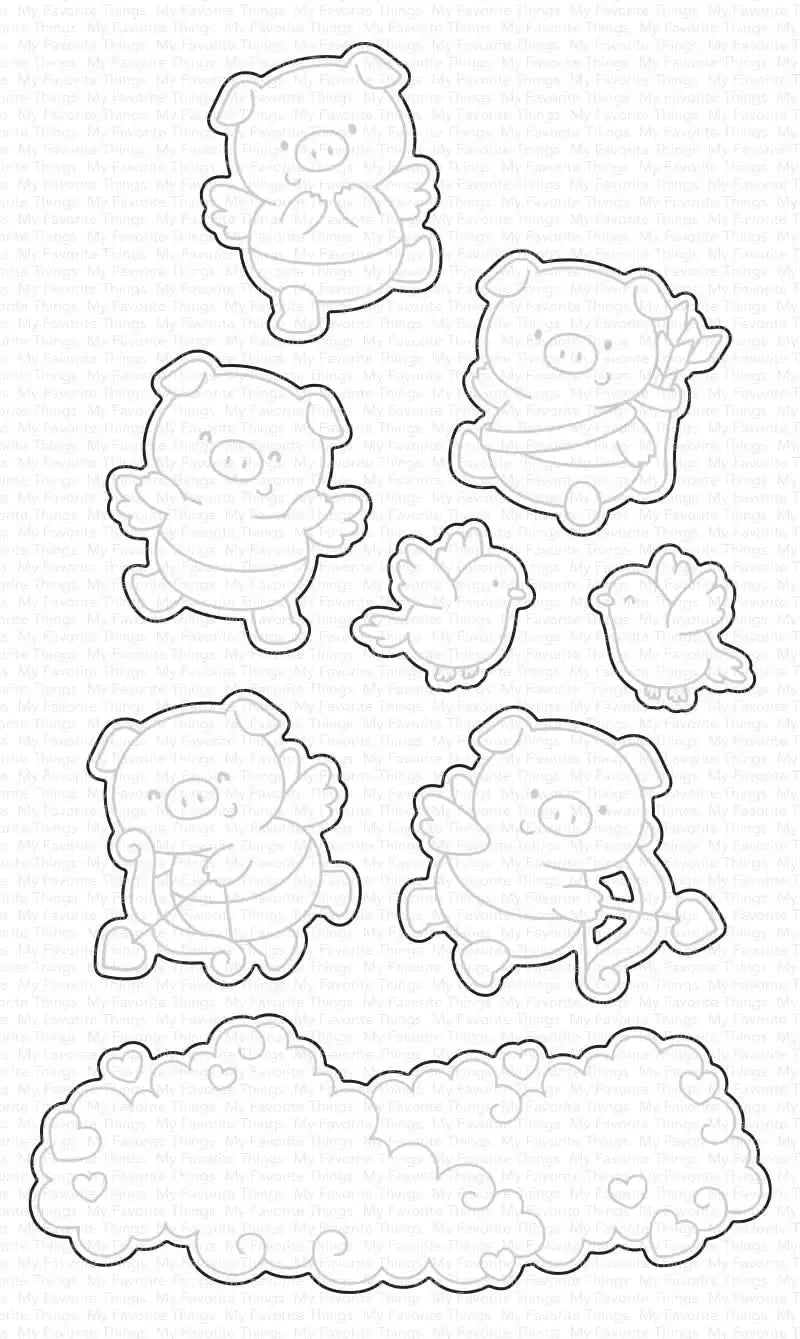 My Favorite Things Stamp & Die Duo - Cupigs* – CraftOnline