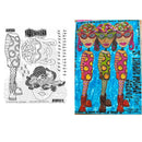 Dyan Reaveley's Dylusions Cling Stamp Collections 8.5"X7" It's All In The Mind