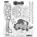 Dyan Reaveley's Dylusions Cling Stamp Collections 8.5"X7" It's All In The Mind