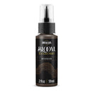 A bottle of Americana BLOOM Textured Paint in Battlefield Soil, featuring a black spray cap and a textured brown paint container on a white background.