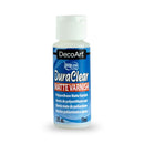 A bottle of DecoArt Americana DuraClear Matte Varnish, 2 fl. oz.