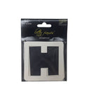 Deluxe Designs Letter Frames - "H" White 3 pack