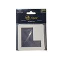 Deluxe Designs Letter Frames - "L" White 3 pack
